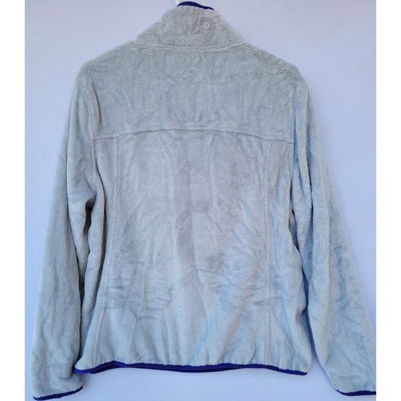 Free Country Women’s Xl Light Grey Fleece Pullover High Neck W/ Pockets - Picture 6 of 7